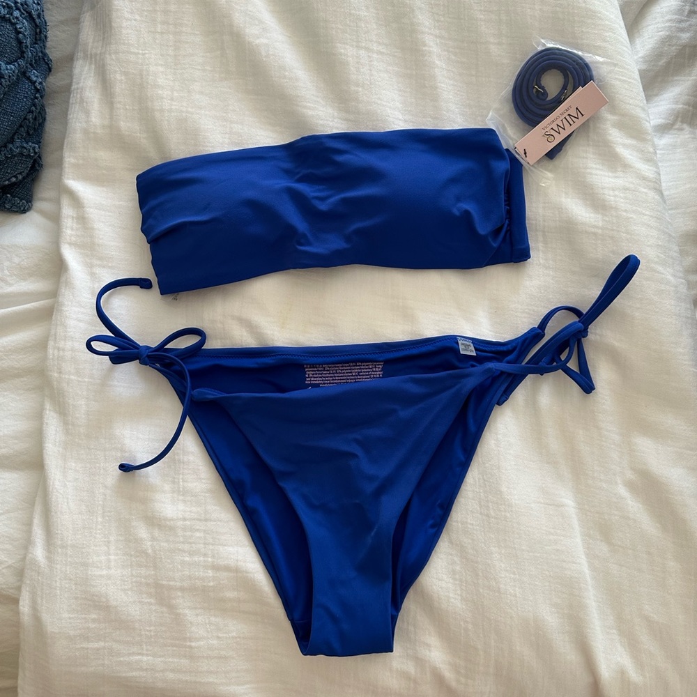 Blue Victoria secret bikini